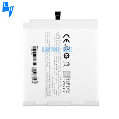Meizu MX5 PRO Blanc 2400mAh batterie polymère au lithium remplaçable pour des performances stables