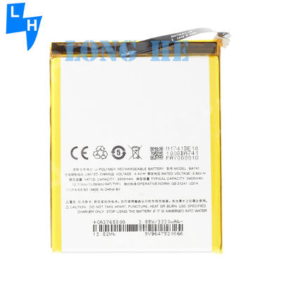 Batterie au lithium en polymère BA741 100% compatible pour téléphone portable Meizu E2 3400mAh 3.85V