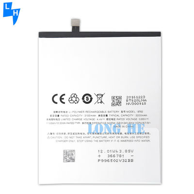 RECARGABLE 100% BT62 batterie de remplacement au lithium polymère 3200mAh pour Meizu X M682Q