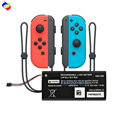 Batterie au lithium au lithium de 525 mAh rechargeable pour Nintendo HAC-006 Switch