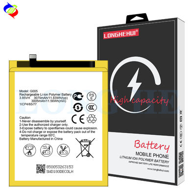 Batterie mobile de remplacement 3,85 V G005 3075 mAh Pour les batteries au lithium-ion originales GM8