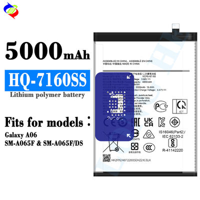 Batterie d'origine HQ-7160SS 5000mAh Batterie pour téléphone portable Galaxy A06 SM-A065F