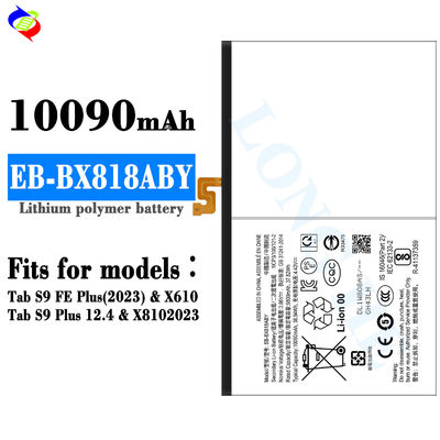 Batterie de table EB-BX818ABY pour le Tab S9 FE Plus 2023 X610 Tab s9 plus 12.4 x8102023