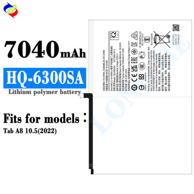 Batterie de la tablette HQ-6300SA pour la tablette A8 10.5 2022 7040 mAh