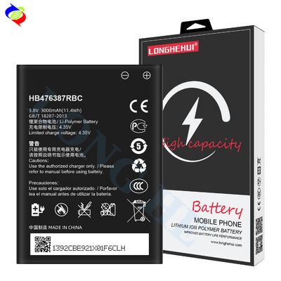 Batterie de téléphone portable HB476387RBC 3,8V 3000mAh pour le B199 G750-U10 G750-T01 G750-T00