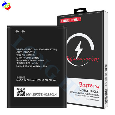 En gros HB434666RBC 3.8V 1500mAh batterie de téléphone portable d'origine pour Huawei E5573 E5573S E5575