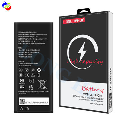 Batterie au lithium rechargeable HB4342A1RBC 3.8V 2200mAh Batterie pour Huawei Y5 II 2 Y6 Ascend Honor 4A 5A