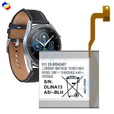 Batterie de remplacement d'origine EB-BR840ABY Pour Samsung Watch3 SM-R840 Watch3 Version Authentique Batterie de montre rechargeable 340mAh